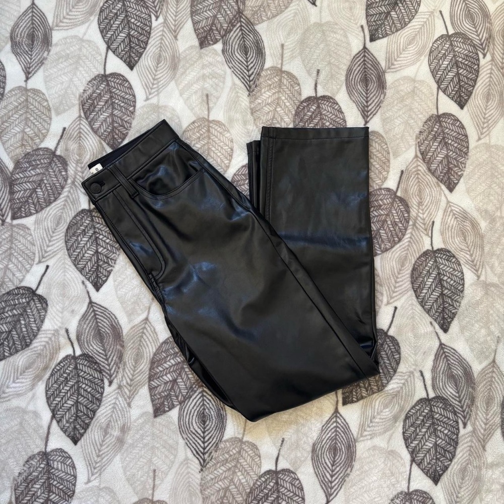 Abercrombie & Fitch 25/0S Black Leather Pants